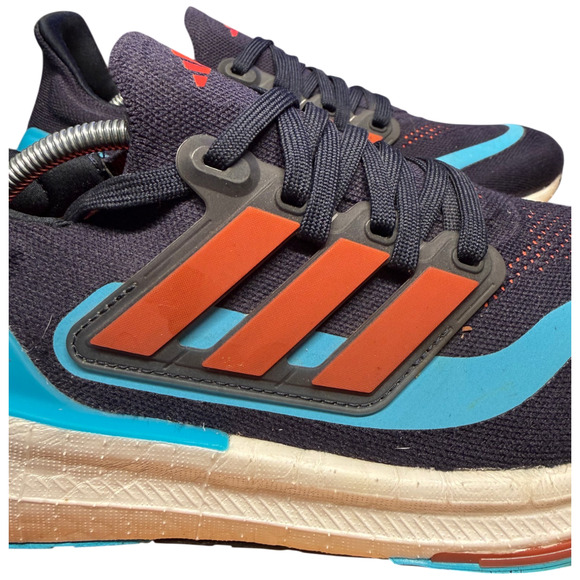 ADIDAS UltraBoost Light Men\'s 8 Running Shoes Blue Red Sneakers Worn Once main image 6